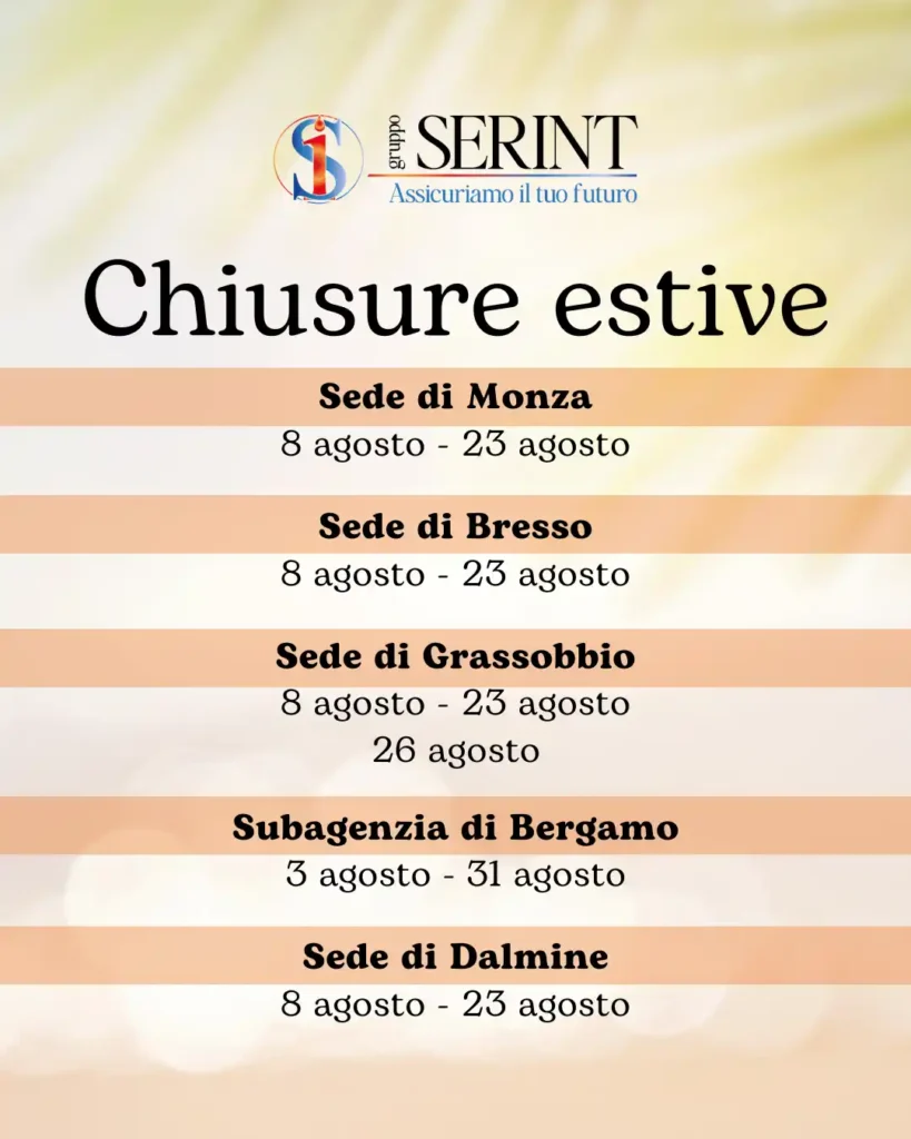 Chiusura estiva 2026_Serint